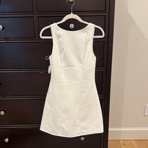 Hello Molly Chic White Mini Dress